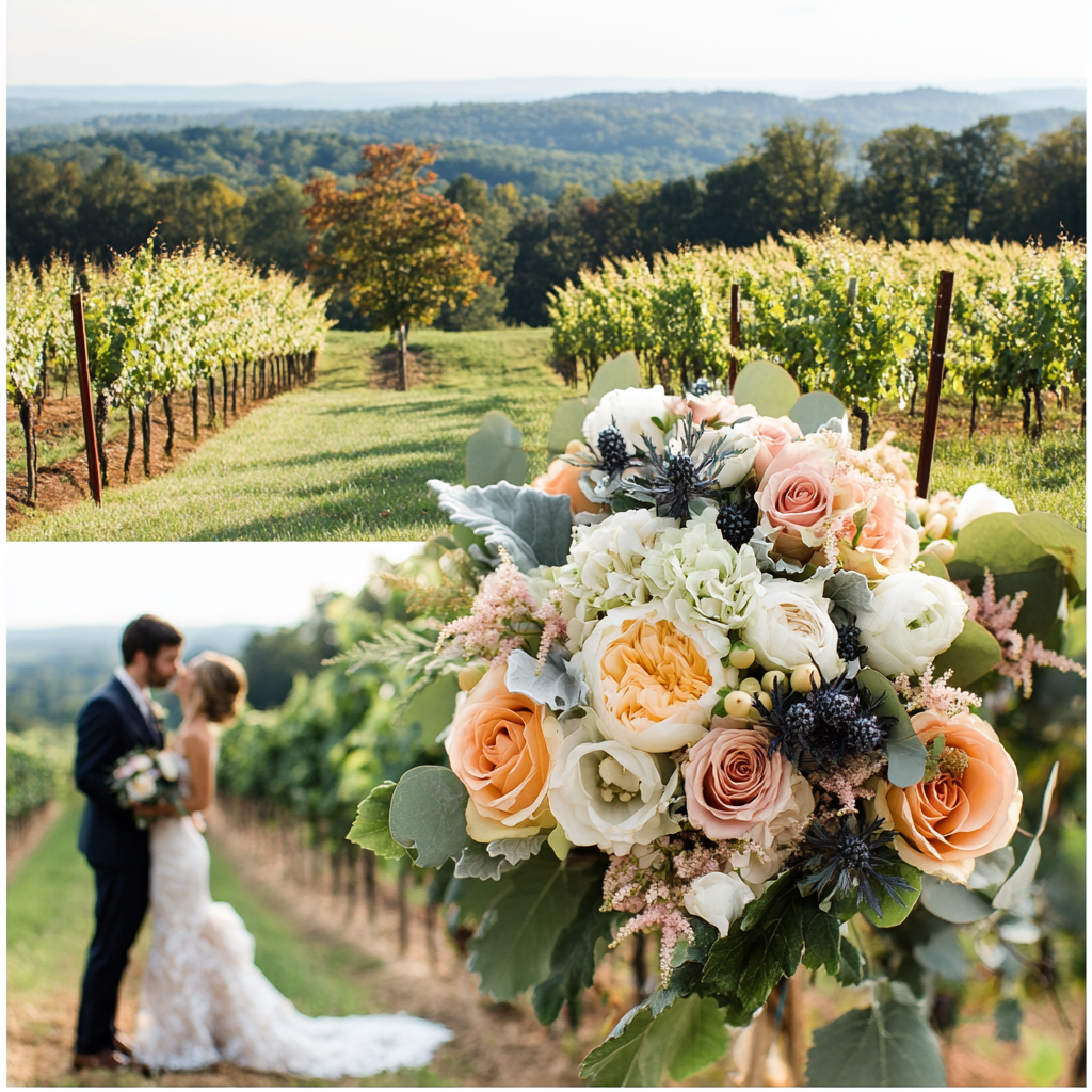 vineyard wedding in cville virginia